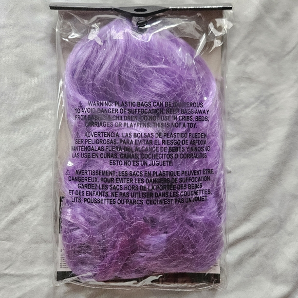 Electric Purple Wig - Picture 2 of 2